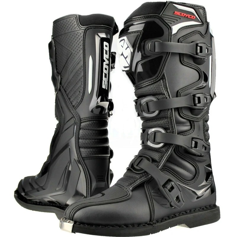 SCOYCO Motocross Sport Enduro Boot/Negro