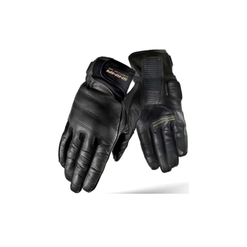 SHIMA REVOLVER GUANTES DE MOTO NEGRO