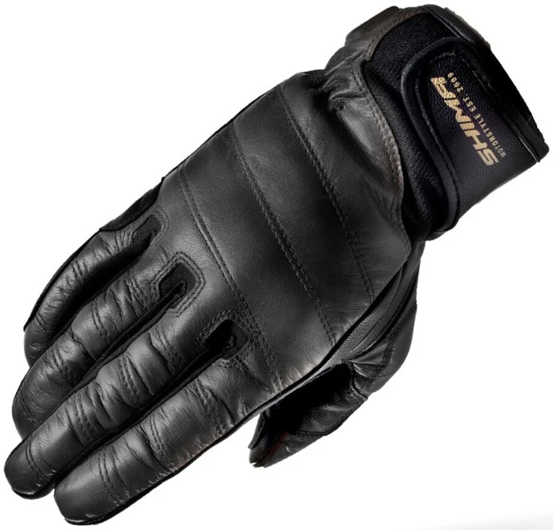 SHIMA REVOLVER GUANTES DE MOTO NEGRO