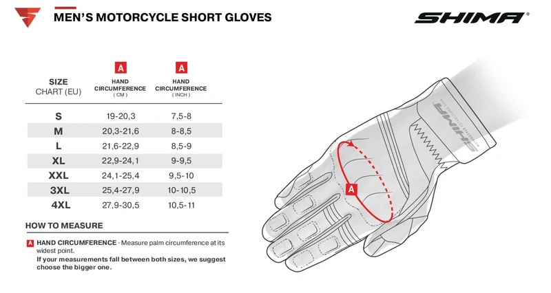 SHIMA REVOLVER GUANTES DE MOTO NEGRO