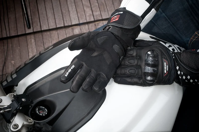 SHIMA PROSPEED GUANTES DE MOTO NEGRO