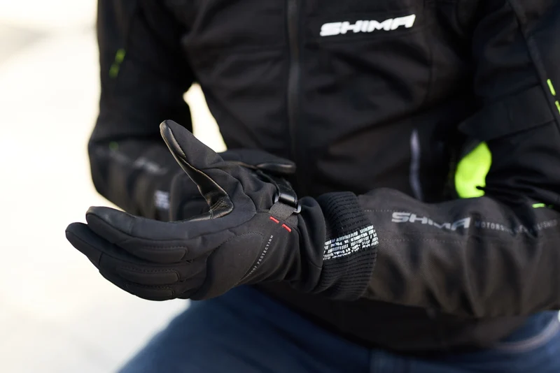 SHIMA OSLO WIND GUANTES DE MOTO HOMBRE NEGRO