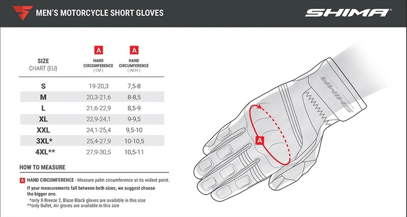 SHIMA ONE MAN GUANTES DE MOTO NEGRO