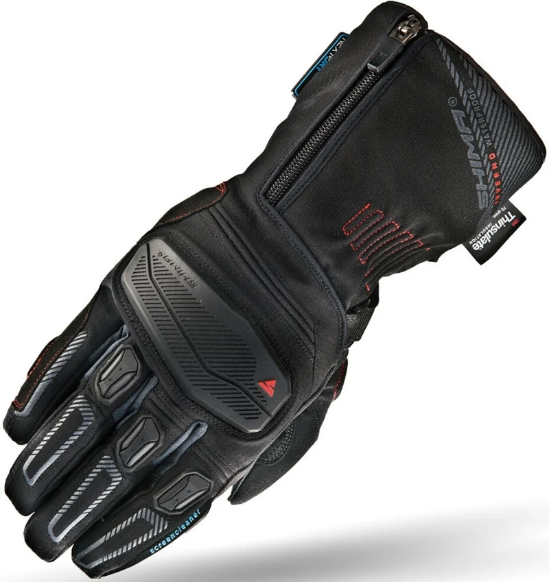 SHIMA INVERNO GUANTES DE MOTO DE TURISMO IMPERMEABLES HOMBRE NEGRO