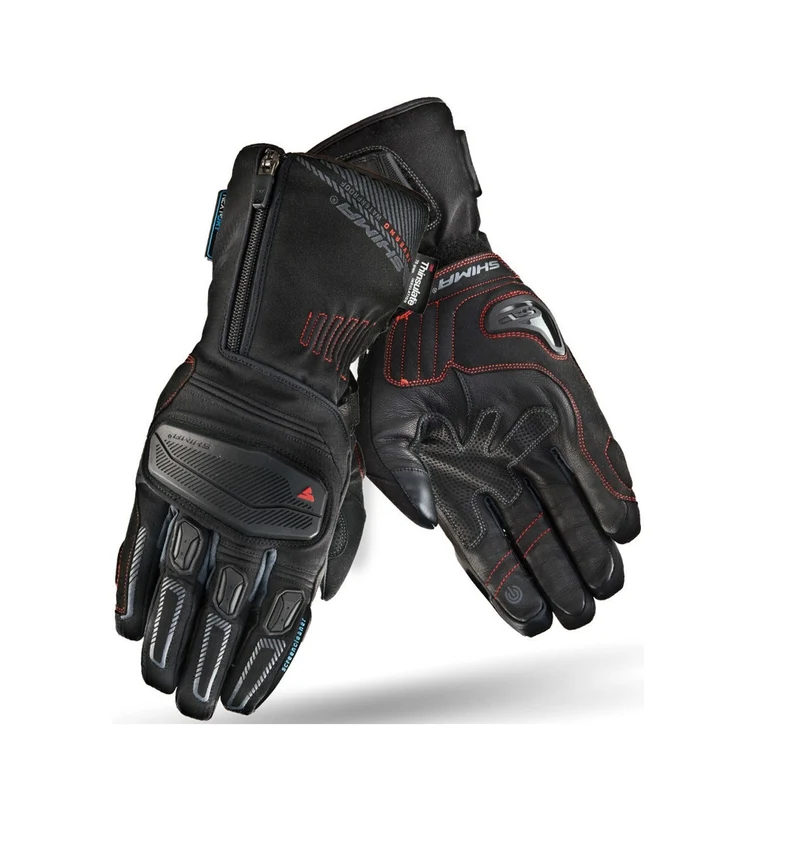 SHIMA INVERNO GUANTES DE MOTO DE TURISMO IMPERMEABLES HOMBRE NEGRO