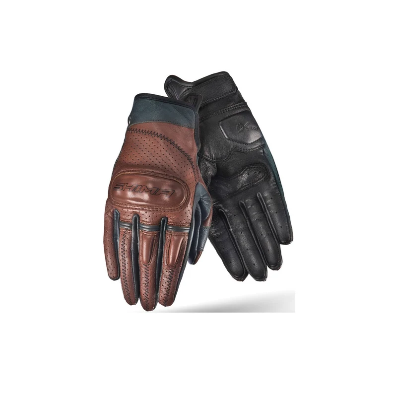 SHIMA CALIBER GUANTES DE MOTO HOMBRE MARRÓN