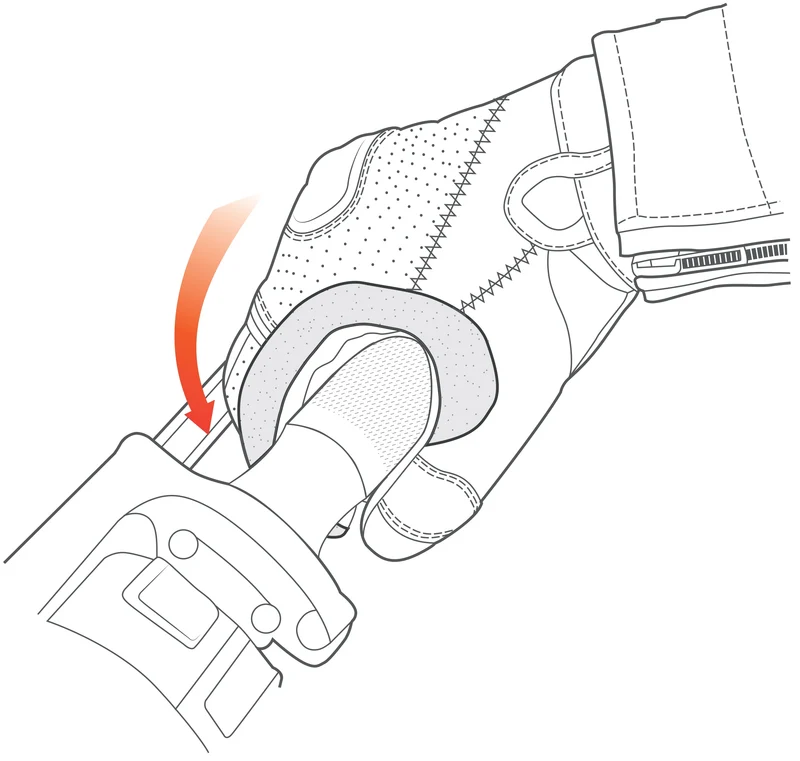SHIMA CALIBER GUANTES MUJER MARRON