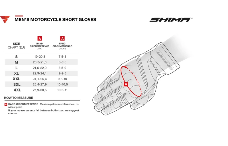 SHIMA CALDERA GUANTES DE MOTO BLANCO