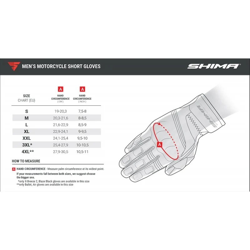 SHIMA BLAZE GUANTES DE MOTO HOMBRE BLANCO