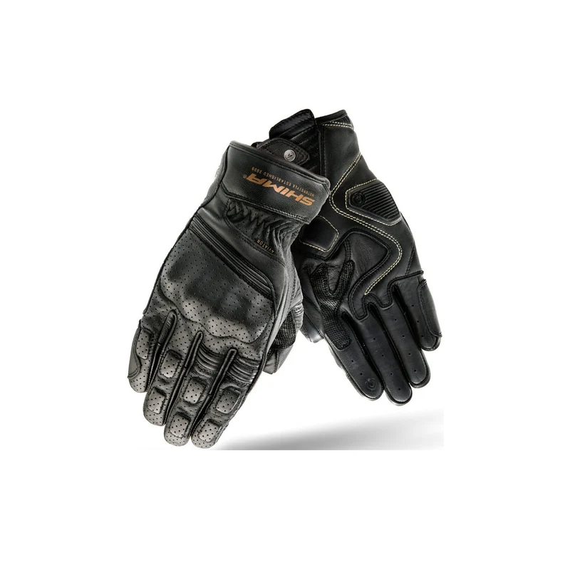 SHIMA AVIATOR GUANTES DE MOTO NEGRO