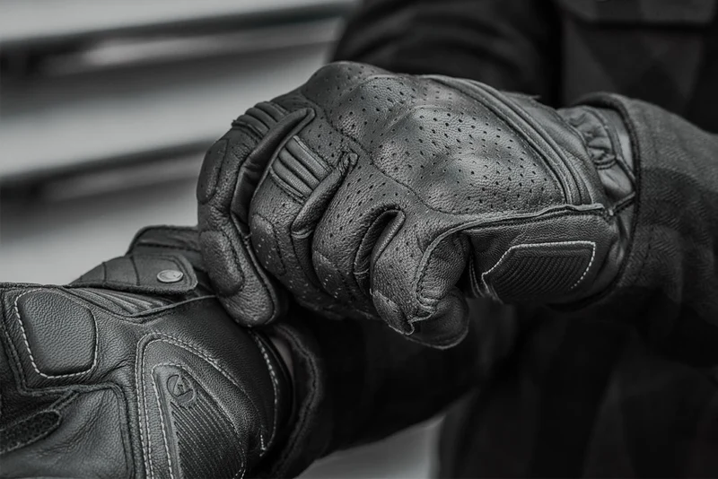 SHIMA AVIATOR GUANTES DE MOTO NEGRO