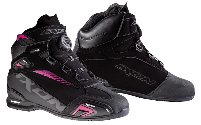 IXON- BOTAS BULL WP LADY BLACK/FUCHSIA