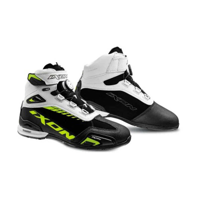 IXON- BOTAS BULL WP BLACK/WHITE/BRIGHT YELLOW
