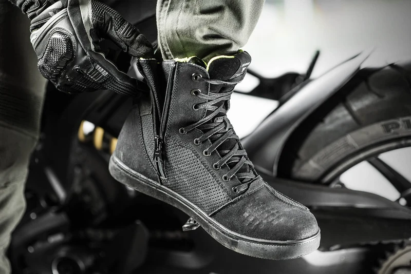 SHIMA REBEL WP BOTAS DE MOTO HOMBRE NEGRO