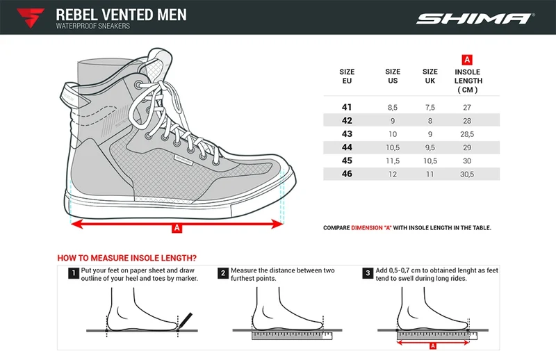 SHIMA REBEL WP BOTAS DE MOTO HOMBRE NEGRO