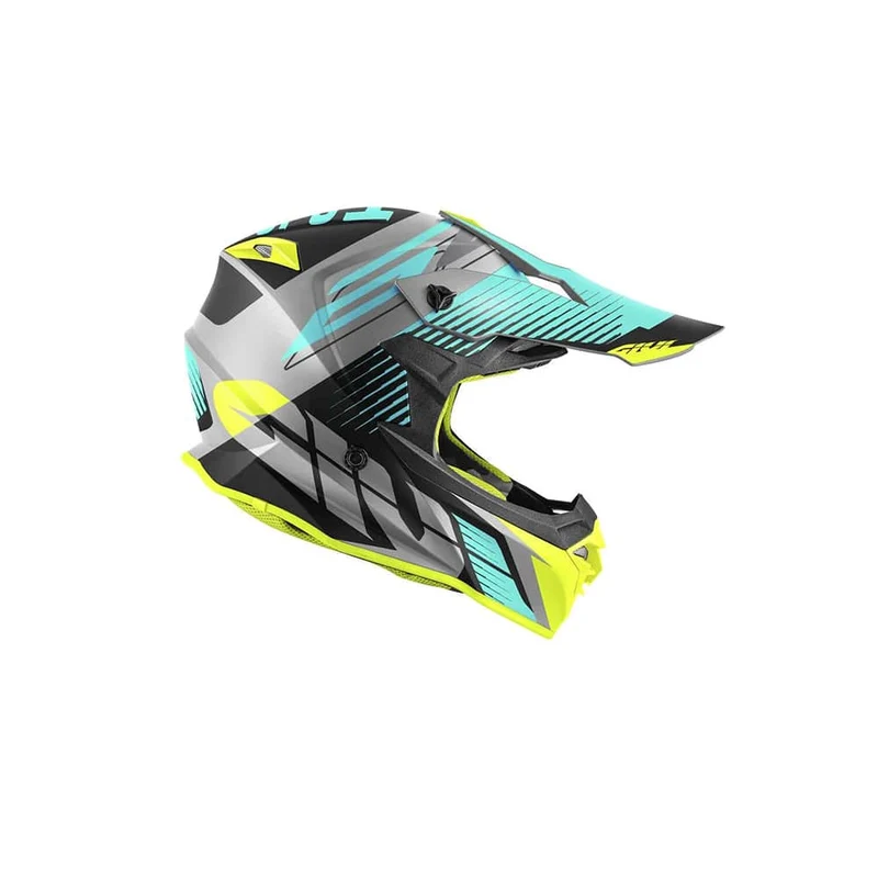 GIVI 60.1 Motocross Todoterreno Casco Negro Cielo Mate