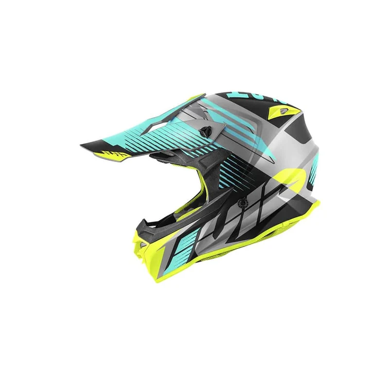 GIVI 60.1 Motocross Todoterreno Casco Negro Cielo Mate
