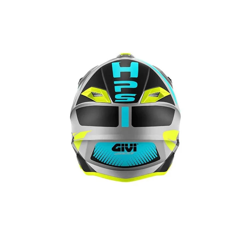 GIVI 60.1 Motocross Todoterreno Casco Negro Cielo Mate