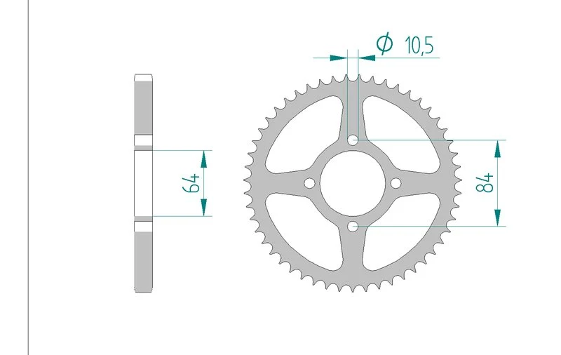 Couronne AFAM 14215A - 51 dents