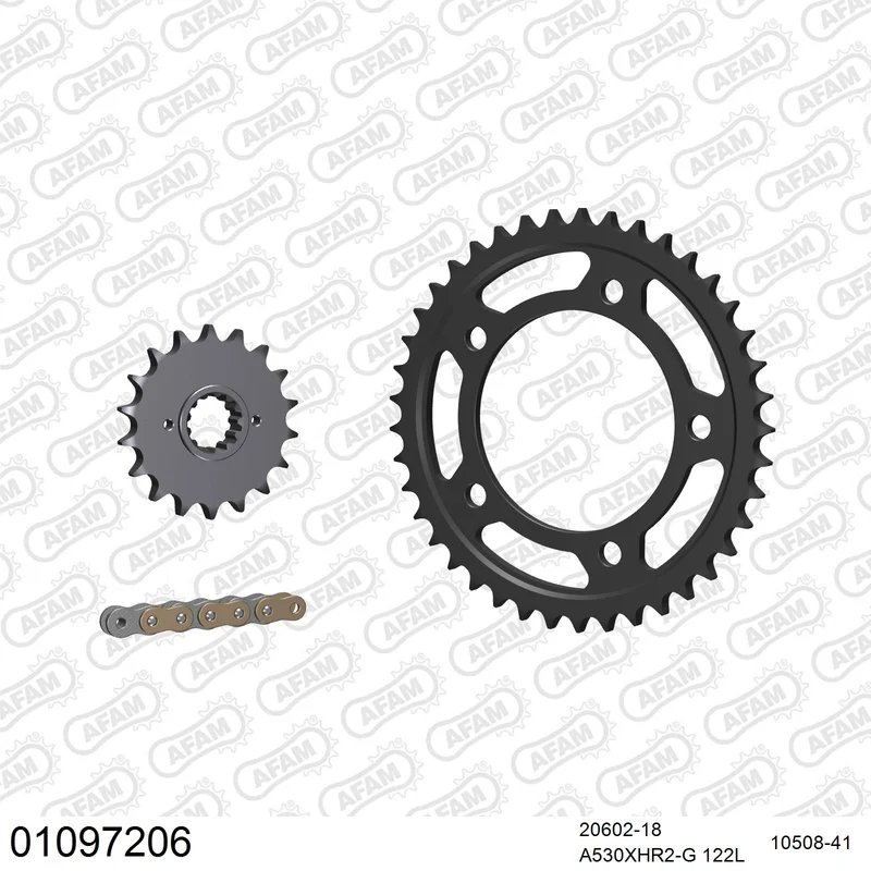 Chaîne AFAM 530 XHR - 122 maillons