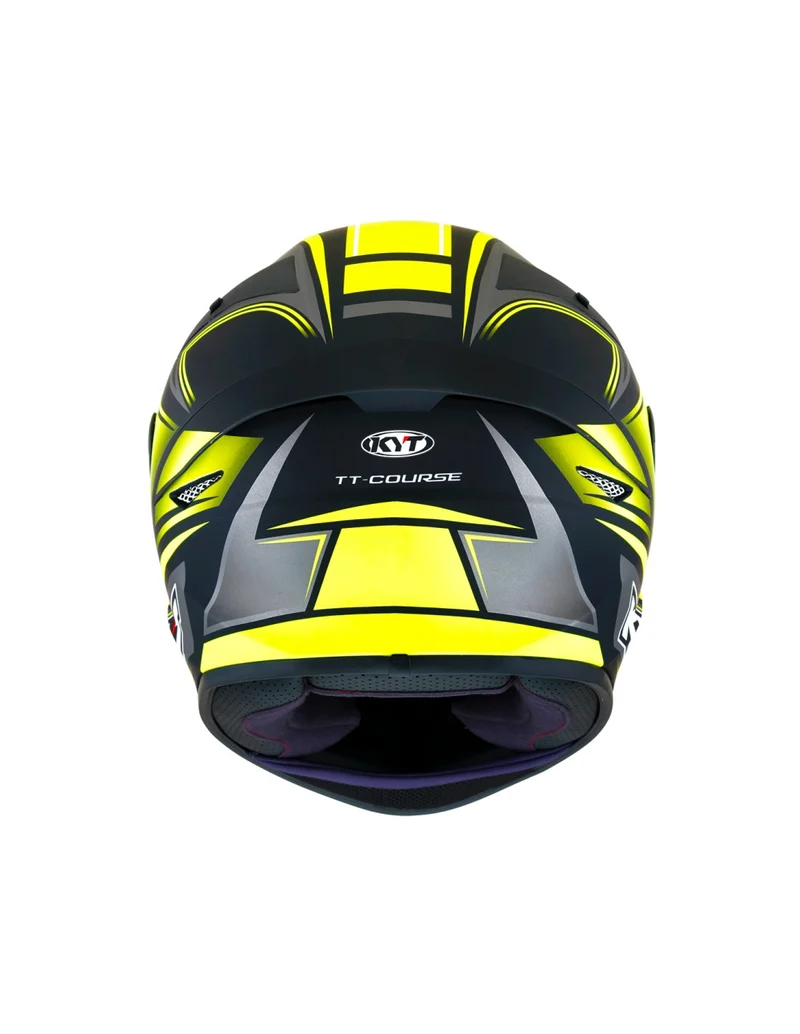 KYT- CASCOS TT-COURSE TOURIST MATT YELLOW FLUO