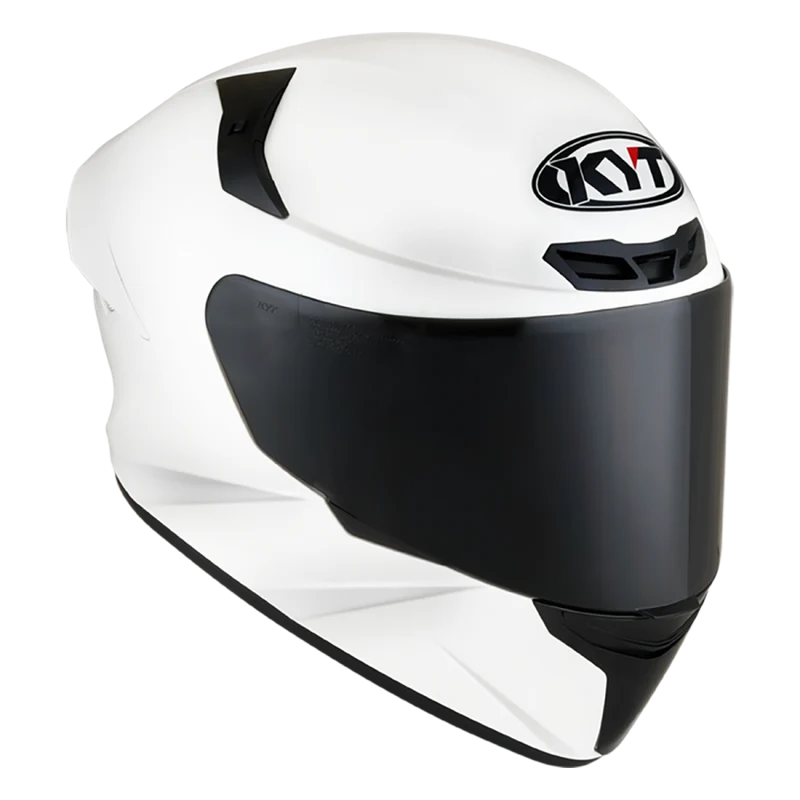 KYT- CASCOS TT-COURSE PLAIN WHITE