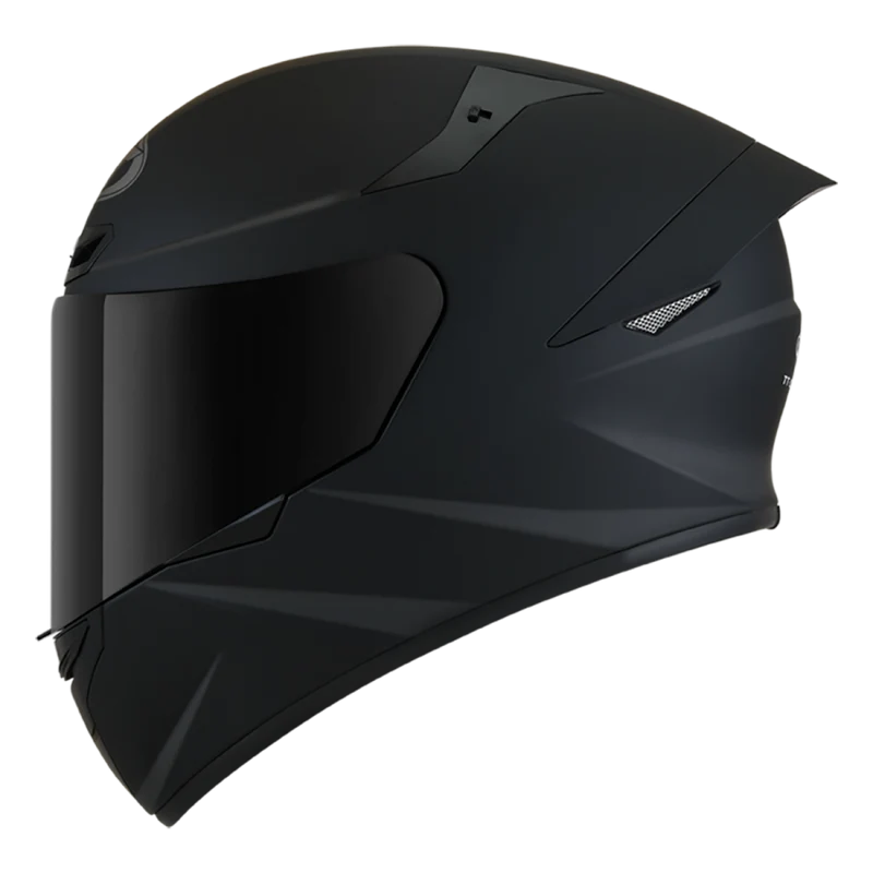 KYT- CASCOS TT-COURSE PLAIN MATT BLACK