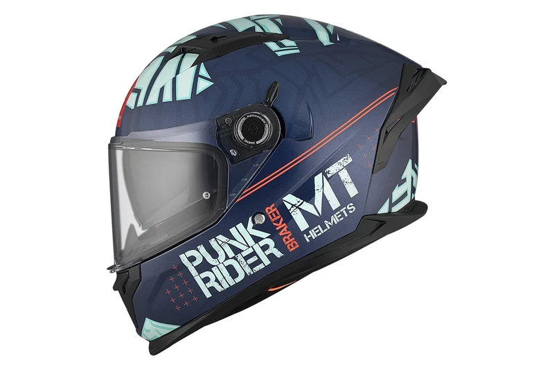 MT BRAKER SV PUNK RIDER CASCO DE MOTO C7 BRILLO