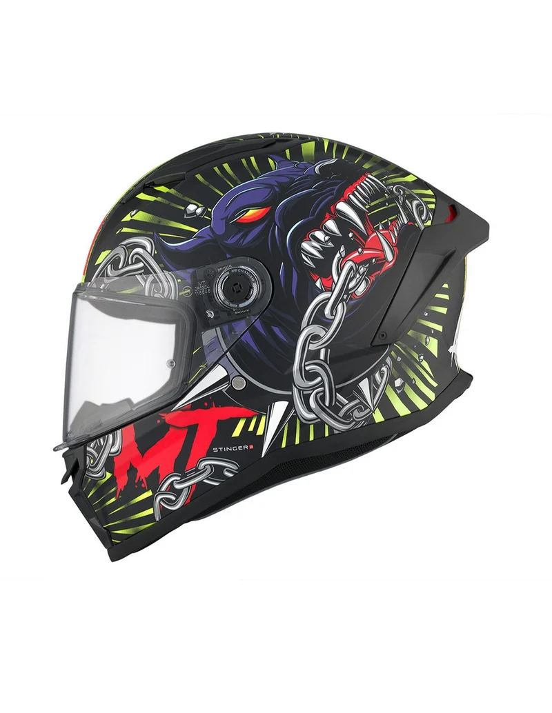 MT STINGER 2 AKIN HOMOLOGACIÃ³N ECE INTEGRALES CASCO DE MOTO A3 MATE