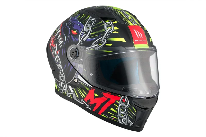 MT STINGER 2 AKIN HOMOLOGACIÃ³N ECE INTEGRALES CASCO DE MOTO A3 MATE