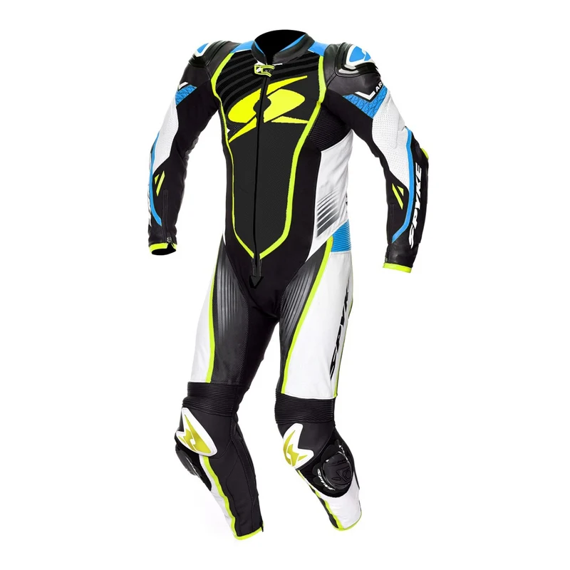 SPYKE ARAGON RACE 1PC SUIT BLUE/BLACK/FLUO YELLOW