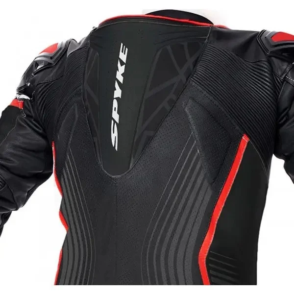 SPYKE ARAGON RACE 1PC SUIT BLACK/FLUO RED