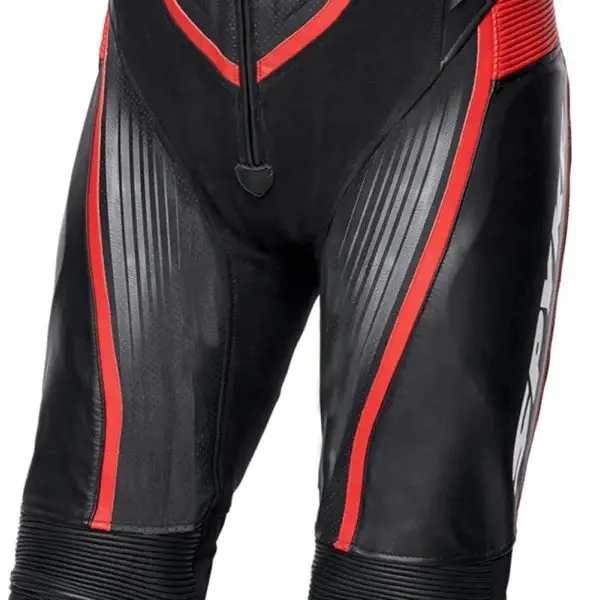 SPYKE ARAGON RACE 1PC SUIT BLACK/FLUO RED
