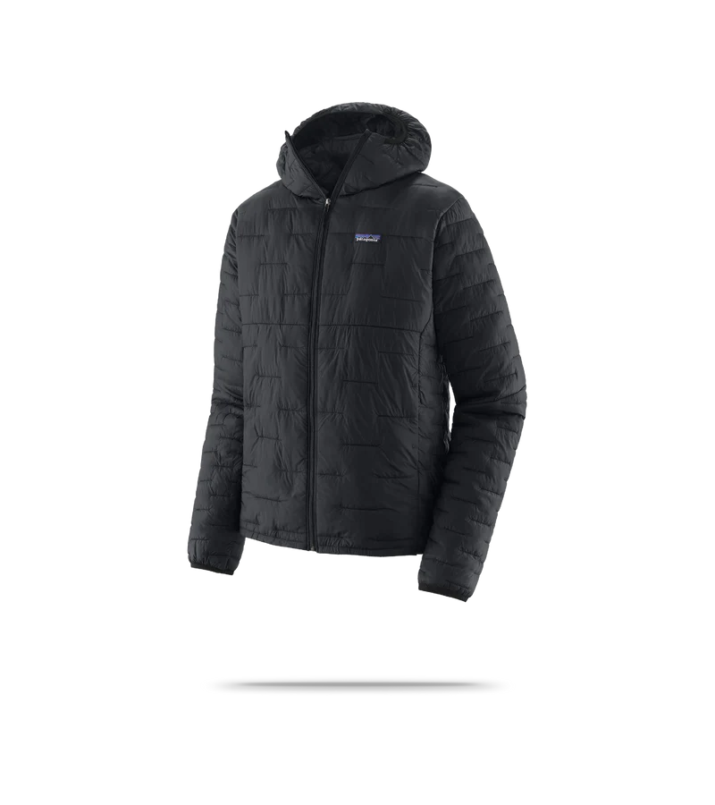 Men's Micro Puff Zip-Up Puffer Jacket With Hood