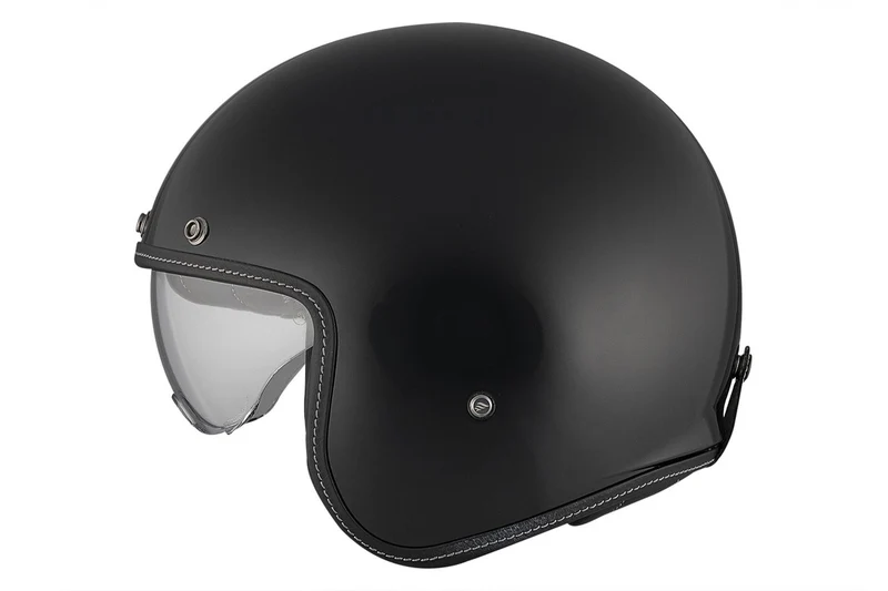 MT LE MANS 2 SV S SOLID ABIERTO CASCO DE MOTO A1 NEGRO BRILLANTE