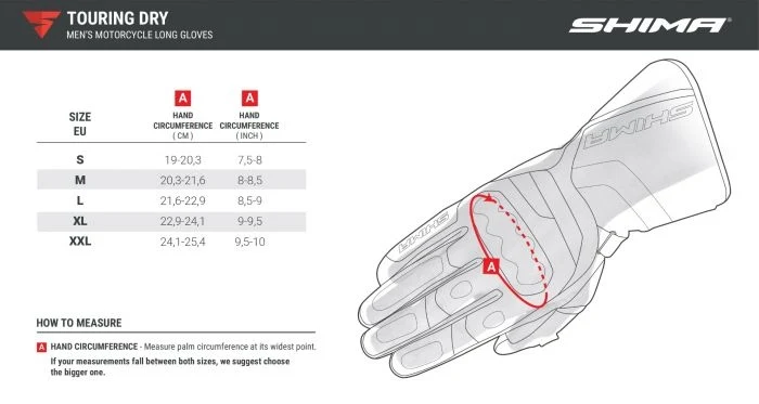 SHIMA STR-2 VENT GUANTES DE MOTO NEGRO