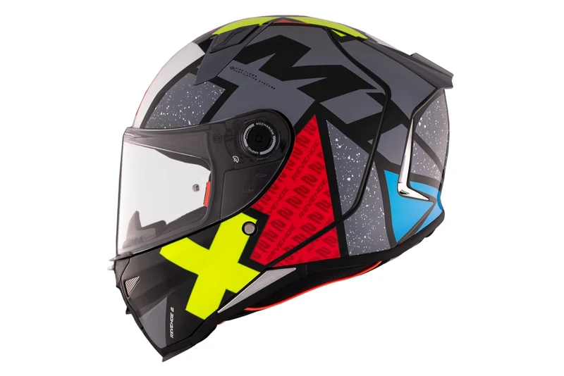 MT REVENGE 2 S LIGHT CASCO DE MOTO C2 PERLA BRILLO
