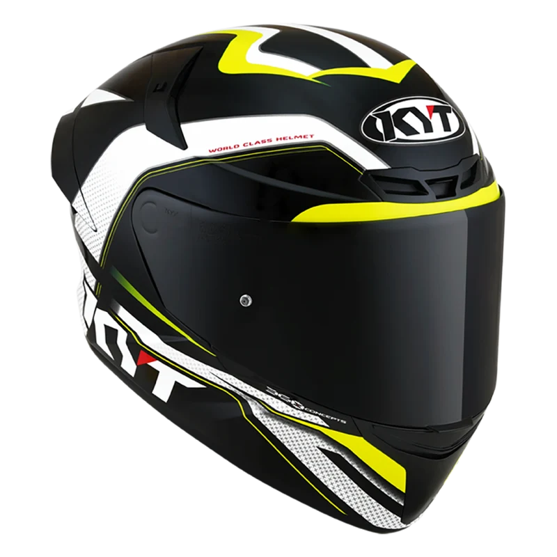 KYT-CASCO TT-COURSE GRAND PRIX BLACK/YELLOW