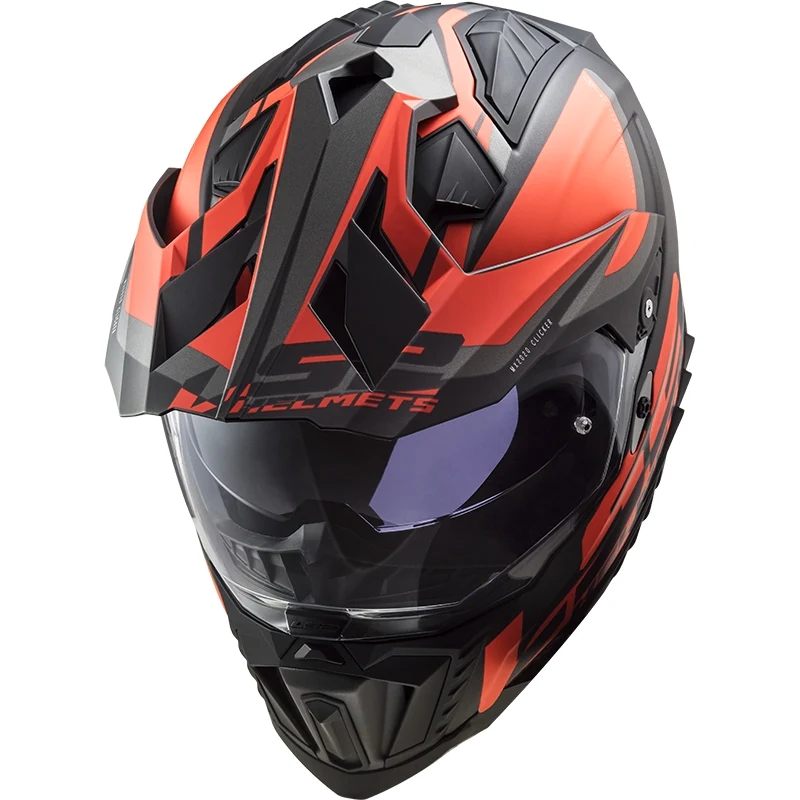 LS2 MX701 EXPLORER ALTER MATT BLACK FL.ORANGE-06