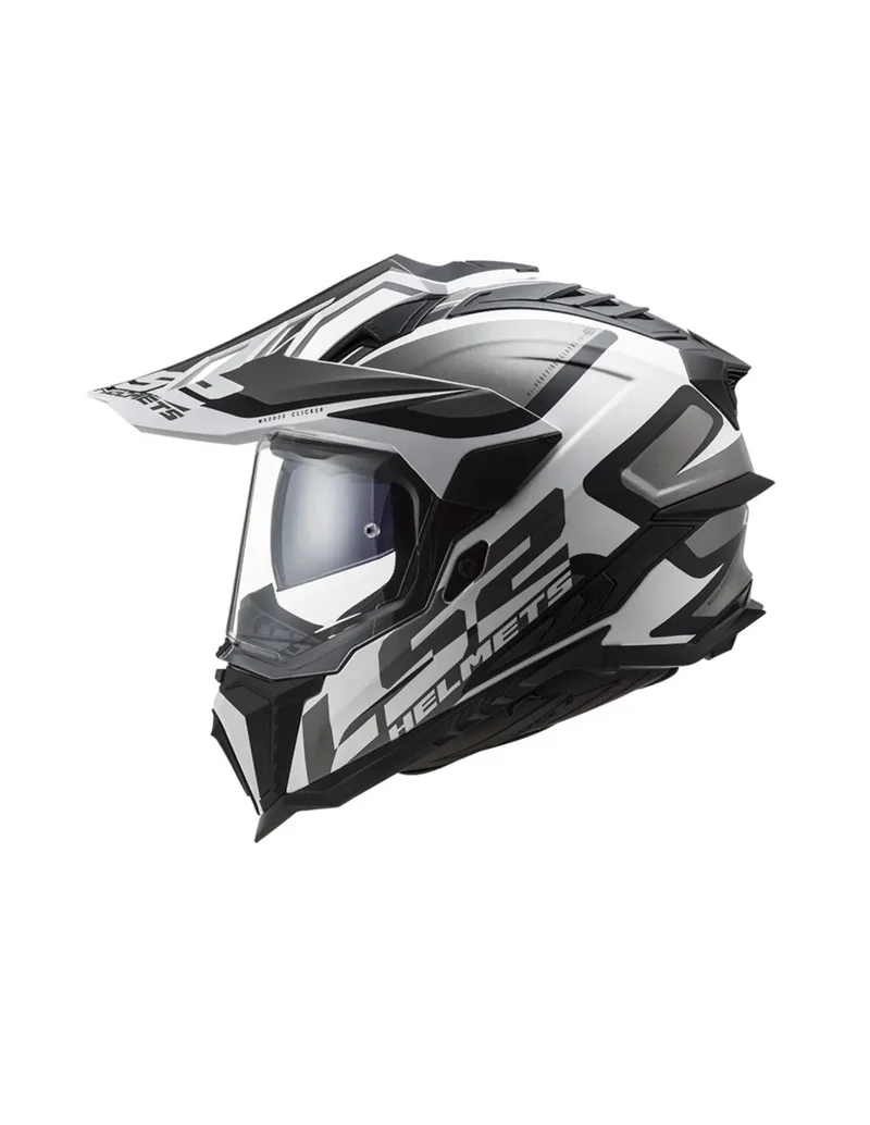 LS2 MX701 EXPLORER ALTER MATT BLACK WHITE-06