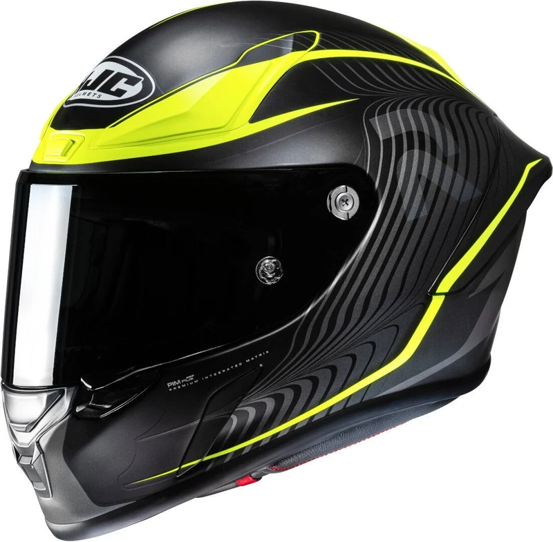 HJC RPHA 1 Lovis MC3HSF Casco integral de moto Negro Amarillo