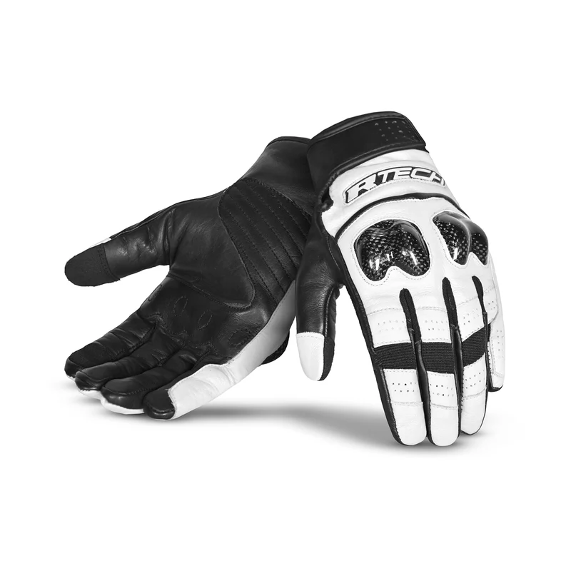 R-TECH FALCON VERANO GUANTES DEW MOTO NEGRO BLANCO