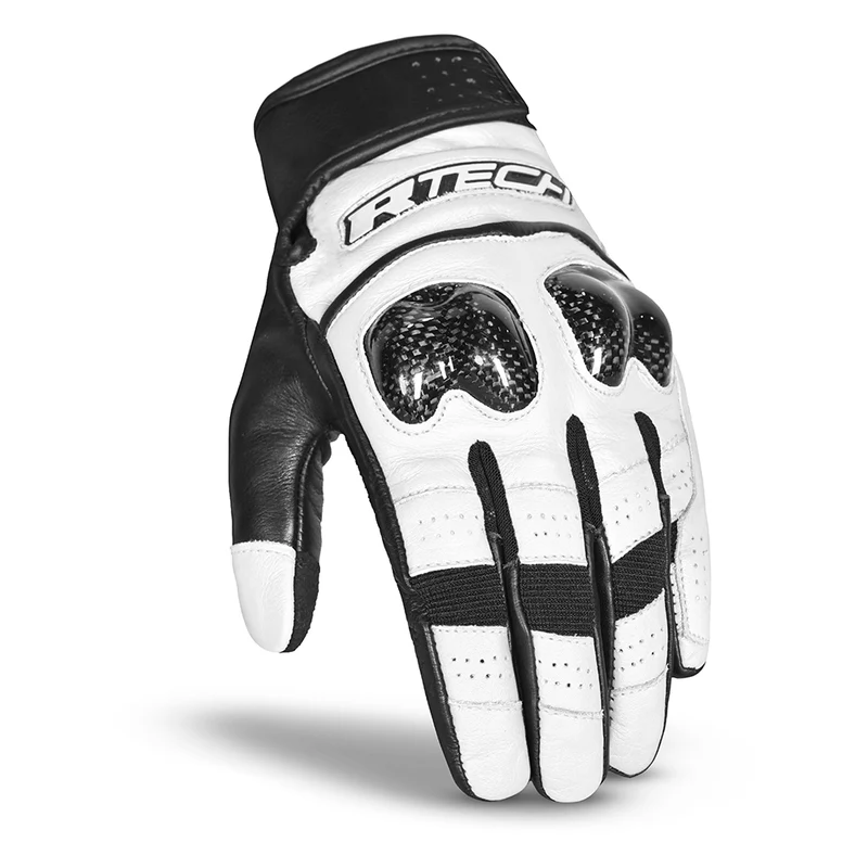 R-TECH FALCON VERANO GUANTES DEW MOTO NEGRO BLANCO