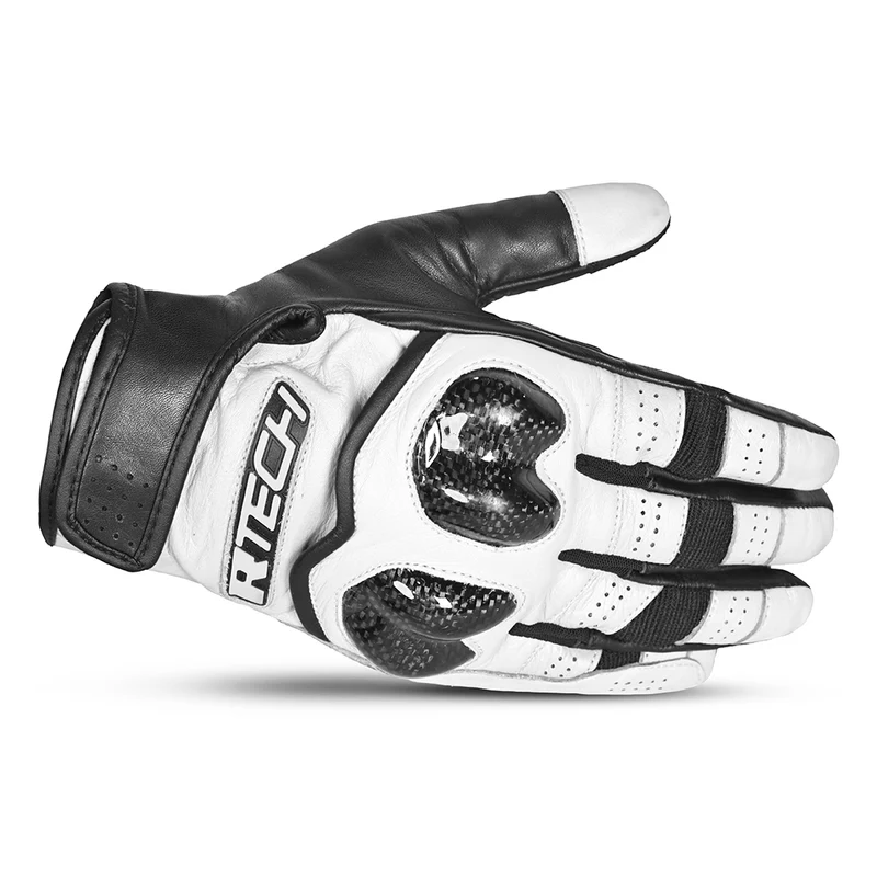 R-TECH FALCON VERANO GUANTES DEW MOTO NEGRO BLANCO