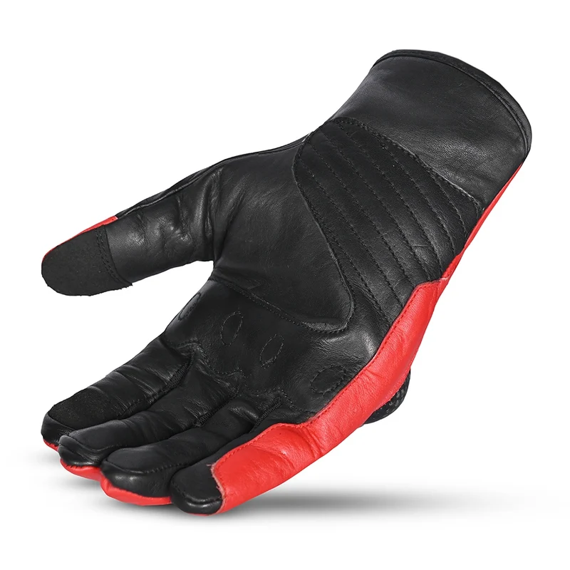 R-TECH FALCON VERANO GUANTES DE MOTO NEGRO ROJO