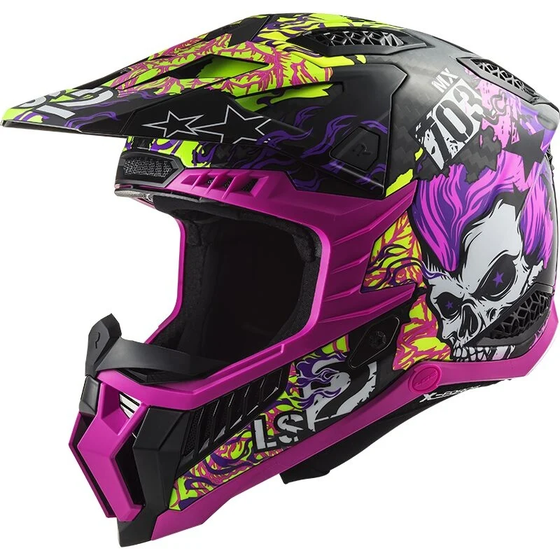 LS2 MX703 C X-FORCE FIRESKULL VIOLET