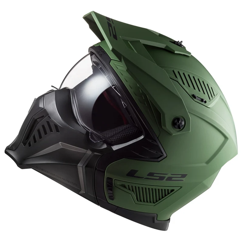 LS2 OF606 DRIFTER SOLID MATT MILITARY GREEN