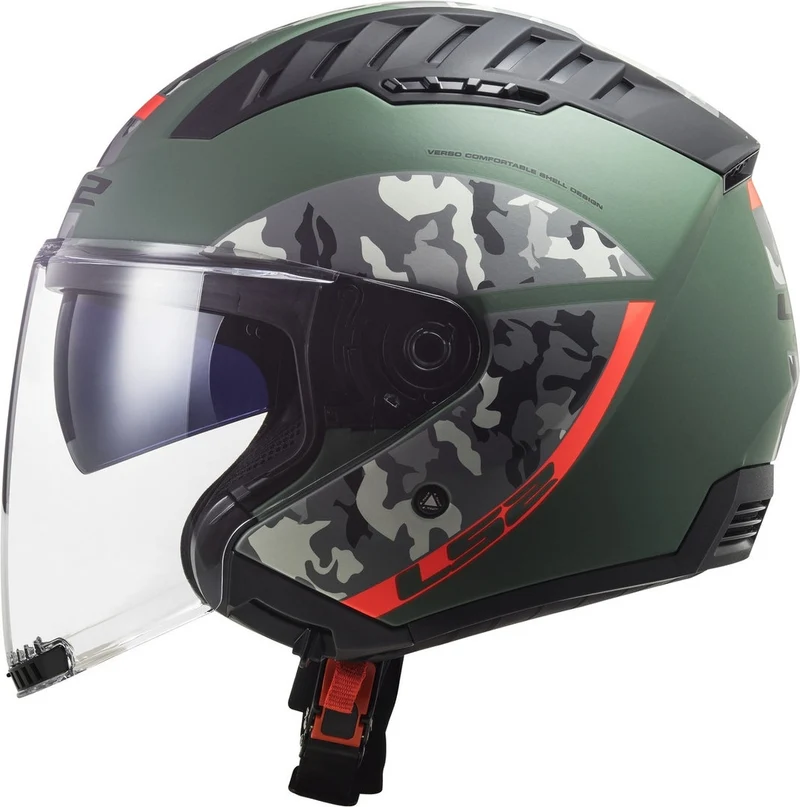 LS2 OF600 COPTER CRISPY M.MILITARY GREEN ORANGE