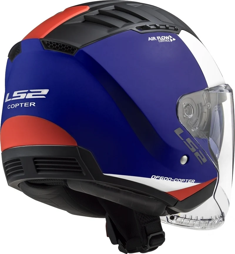 LS2 OF600 COPTER URBANE MATT BLUE RED