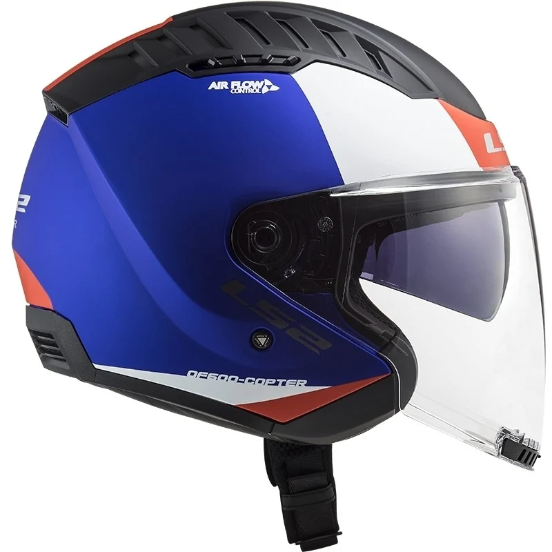 LS2 OF600 COPTER URBANE MATT BLUE RED